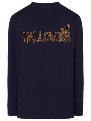 Longsleeve męski Halloween Kot Rozm.M