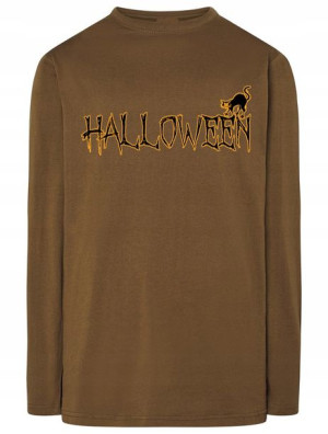 Longsleeve męski Halloween Kot Rozm.S