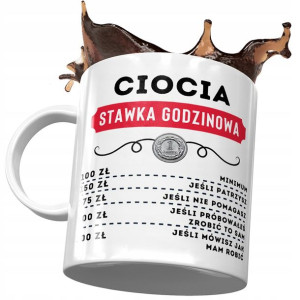 Kubek Dla Cioci Ciotuni na Urodziny na Prezent