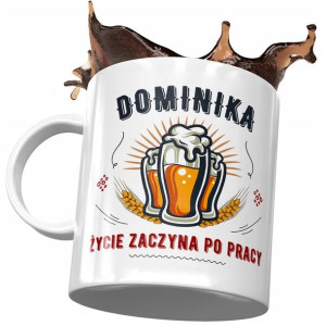 Kubek Dla Dominiki Żony Koleżanki na Prezent