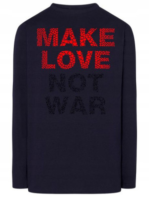 Longsleeve męski make love not war Rozm.5XL