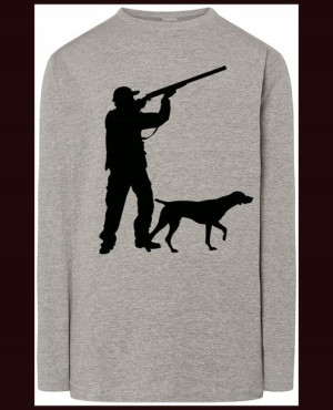 Longsleeve męski Myśliwy PiesNadruk Rozm.5XL