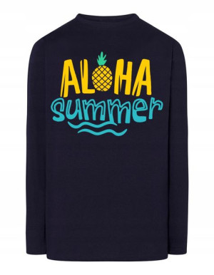 Longsleeve męski nadruk ALOHA SUMMER r.4XL