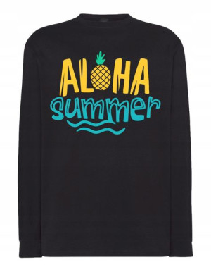 Longsleeve męski nadruk ALOHA SUMMER r.XS