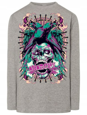 Longsleeve męski nadruk Anarchy Rozm.3XL