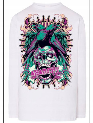 Longsleeve męski nadruk Anarchy Rozm.4XL