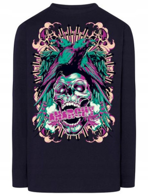 Longsleeve męski nadruk Anarchy Rozm.4XL