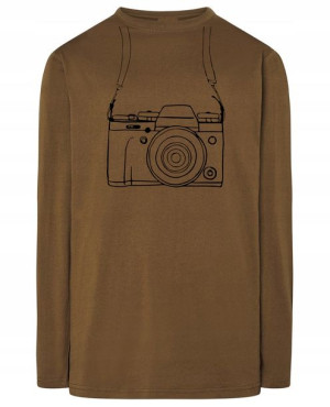 Longsleeve męski nadruk APARAT na PASKU r.S