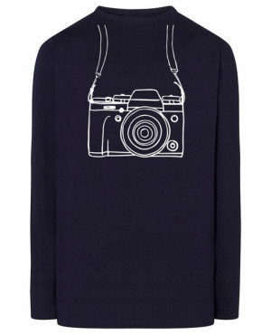 Longsleeve męski nadruk APARAT na PASKU r.XL