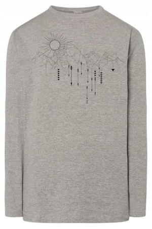 Longsleeve męski nadruk art line GÓRY r.XS