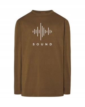 Longsleeve męski nadruk art line SOUND r.3XL