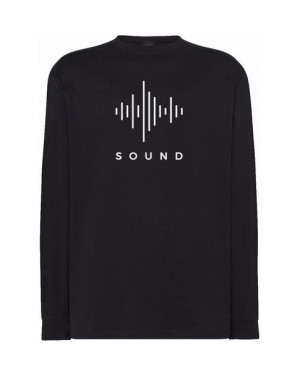 Longsleeve męski nadruk art line SOUND r.4XL