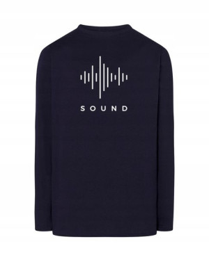 Longsleeve męski nadruk art line SOUND r.XXL