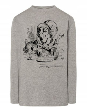 Longsleeve męski nadruk art work KAPELUSZNIK r.3XL