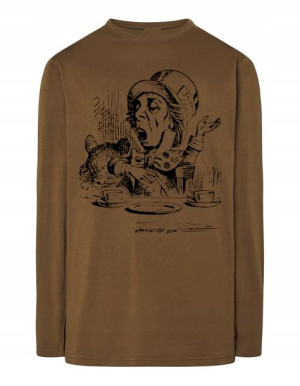 Longsleeve męski nadruk art work KAPELUSZNIK r.XS
