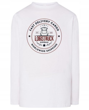 Longsleeve męski nadruk CIĘŻARÓWKA Logistruck S