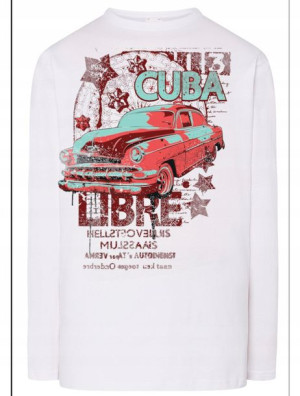Longsleeve męski nadruk Cuba Libre Rozm.4XL