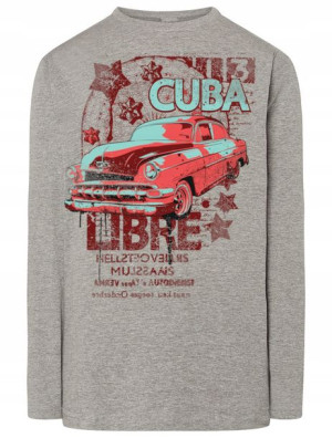 Longsleeve męski nadruk Cuba Libre Rozm.5XL