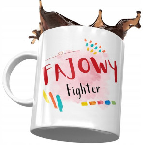 Kubek Dla Fightera Fajowy Fighter Prezent