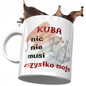 Kubek Dla Jakuba Kuby Kolegi Męża na Prezent