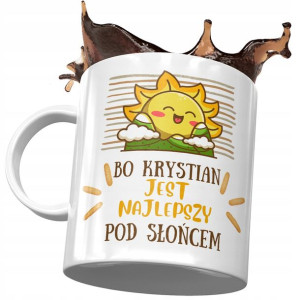 Kubek dla Krystiana Kolegi Męża Chłopaka Prezent
