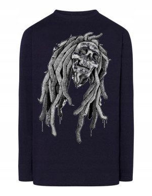 Longsleeve męski nadruk czaszka MARLEY r.3XL