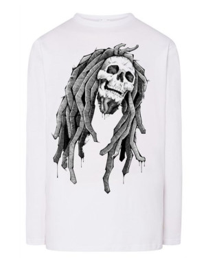 Longsleeve męski nadruk czaszka MARLEY r.5XL