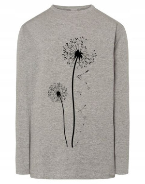 Longsleeve męski nadruk Dmuchawiec Dmuchawce r.XS