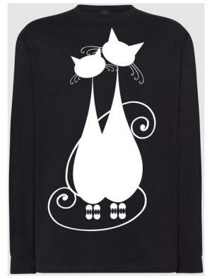 Longsleeve męski nadruk Dwa Koty Rozm.XXL