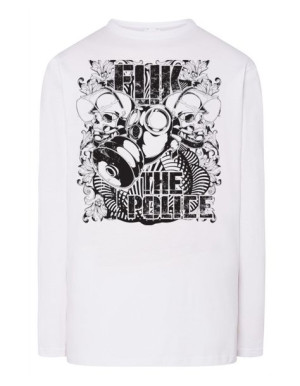 Longsleeve męski nadruk FUK THE POLICE r.M