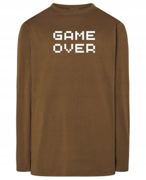 Longsleeve męski nadruk GAME OVER r.3XL