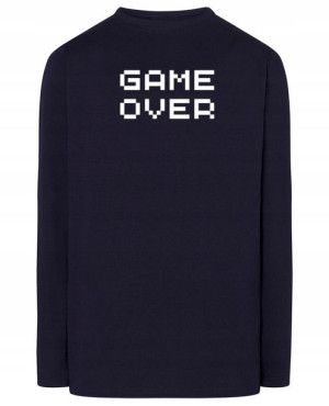Longsleeve męski nadruk GAME OVER r.3XL