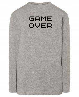 Longsleeve męski nadruk GAME OVER r.XL