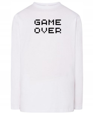 Longsleeve męski nadruk GAME OVER r.XL