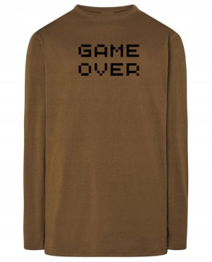 Longsleeve męski nadruk GAME OVER r.XL