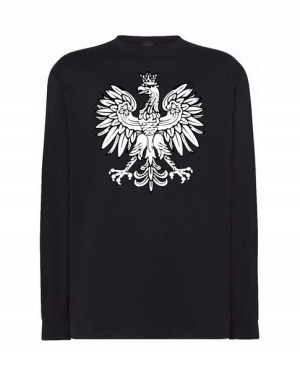 Longsleeve męski nadruk GODŁO POLSKA r.S