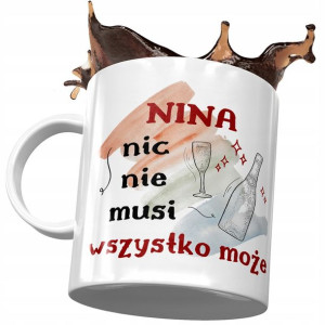 Kubek Dla Niny Żony Przyjaciółki na Prezent