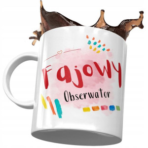 Kubek Dla Obserwatora Fajowy Obserwator Prezent