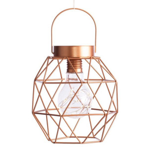 DecoKing Lampka dekoracyjna LED BALBU 16,5x13x15 miedziana