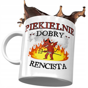 Kubek Dla Rencisty Piekielnie Dobry Rencista