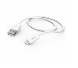 Kabel do ładowania i synchronizacji Hama Lightning 1 m, biały