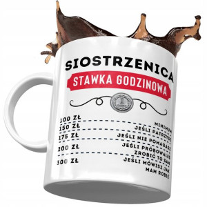 Kubek Dla Siostrzenicy Idealny na Urodziny Prezent