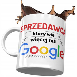 Kubek Dla Sprzedawcy Który Wie Więcej niż Google