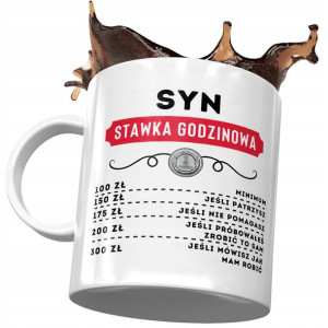 Kubek Dla Syna Synusia na Dzień Dziecka na Prezent