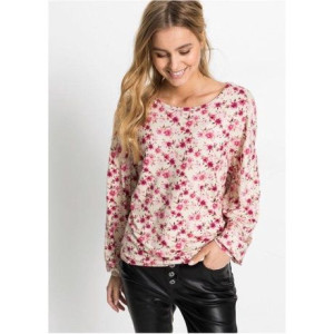 Bonprix Casualowa Wiosenna Bluzka Tunika Damska Wiskoza 40-42 935096