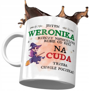 Kubek Dla Weroniki Żony Siostry Koleżanki Prezent
