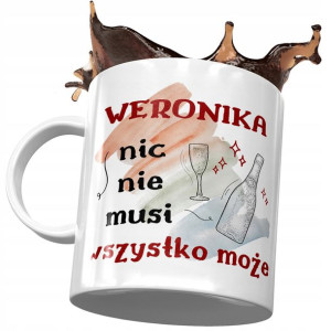 Kubek Dla Weroniki Żony Siostry Koleżanki Prezent