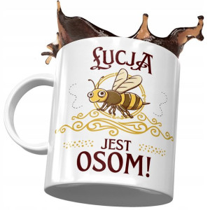 Kubek Dla Łucji Żony Koleżanki na Prezent