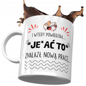 Kubek na Pożegnanie z Pracy dla Kolegi Koleżanki