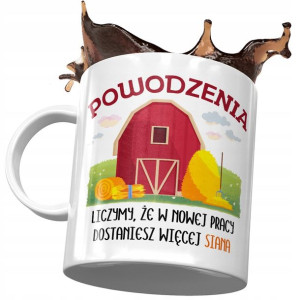 Kubek na Pożegnanie z Pracy dla Kolegi Koleżanki